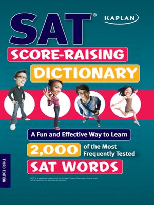 cover image of Kaplan SAT Score-Raising Dictionary